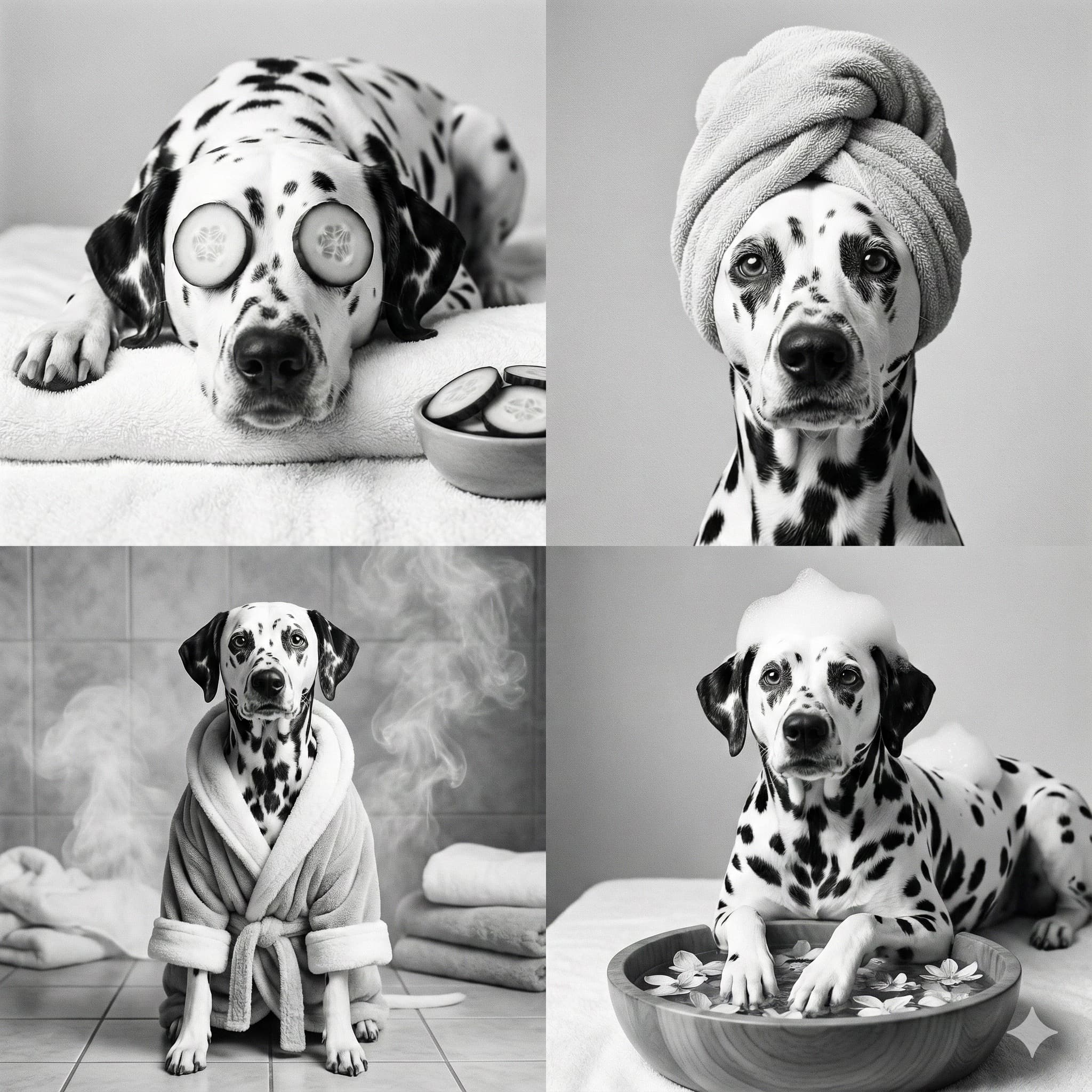 Beispiel: Spa, Schwarz-Weiss